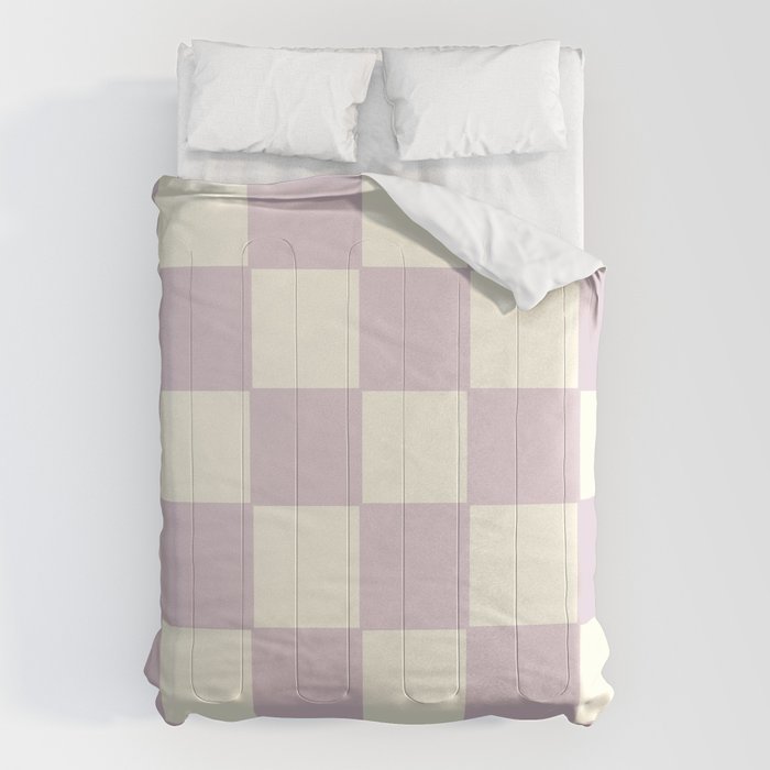 Lilac Check Pattern Comforter Gallery Image 6