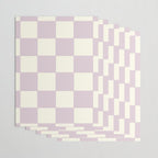 Lilac Check Pattern Wrapping Paper Gallery Image 3