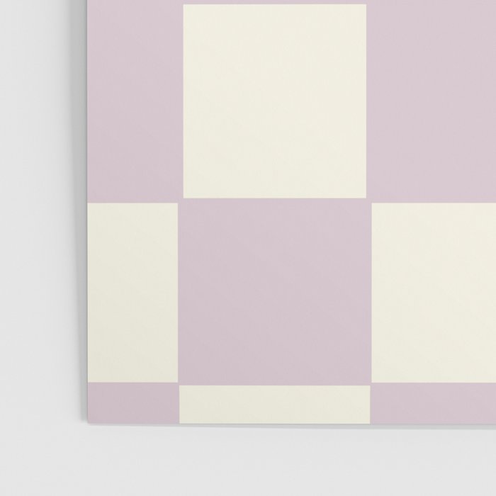 Lilac Check Pattern Poster Gallery Image 3