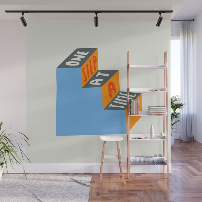 One Step at a Time Wall Mural Gallery Image 1