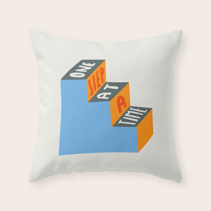 One Step at a Time Throw Pillow Gallery Image 6