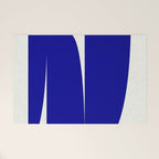 simple abstract shape-03 blue Welcome Mat Gallery Image 1