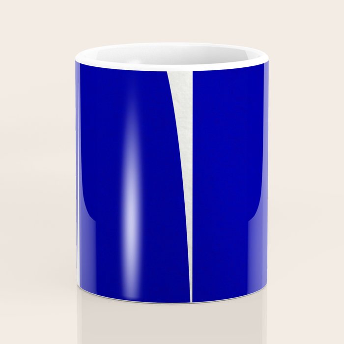 simple abstract shape-03 blue Coffee Mug Gallery Image 4