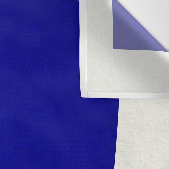simple abstract shape-03 blue Wall Tapestry Gallery Image 3