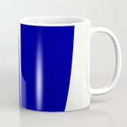 simple abstract shape-03 blue Coffee Mug Gallery Image 1