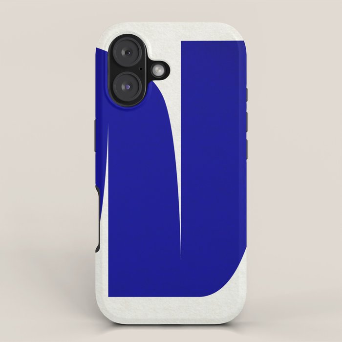 simple abstract shape-03 blue iPhone Case Gallery Image 1