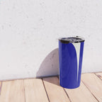 simple abstract shape-03 blue Travel Mug Gallery Image 4