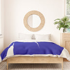 simple abstract shape-03 blue Duvet Cover Gallery Image 3