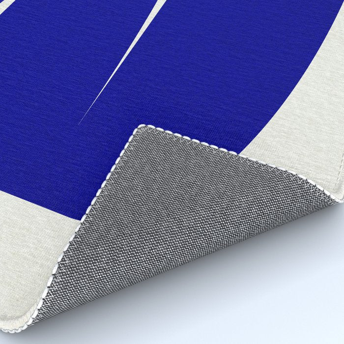 simple abstract shape-03 blue Rug Gallery Image 4