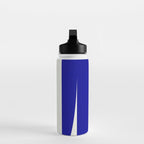 simple abstract shape-03 blue Water Bottle Gallery Image 3