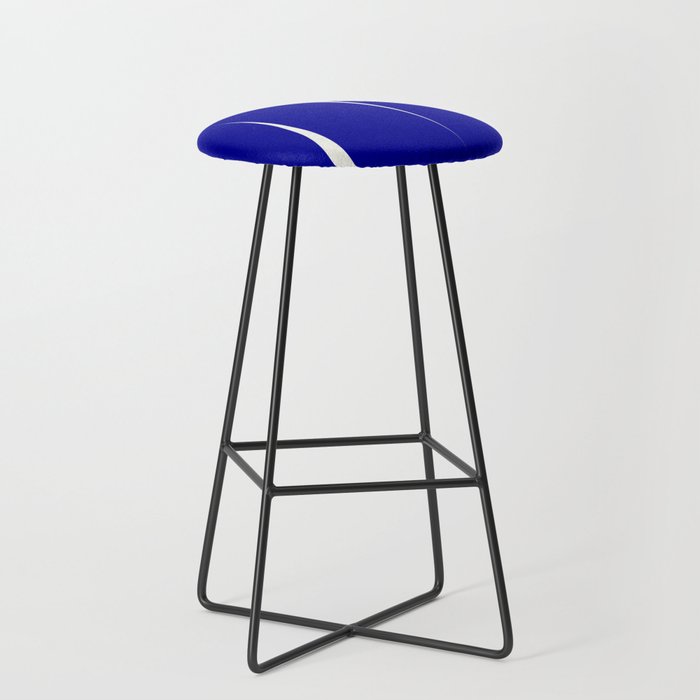 simple abstract shape-03 blue Stool Gallery Image 1