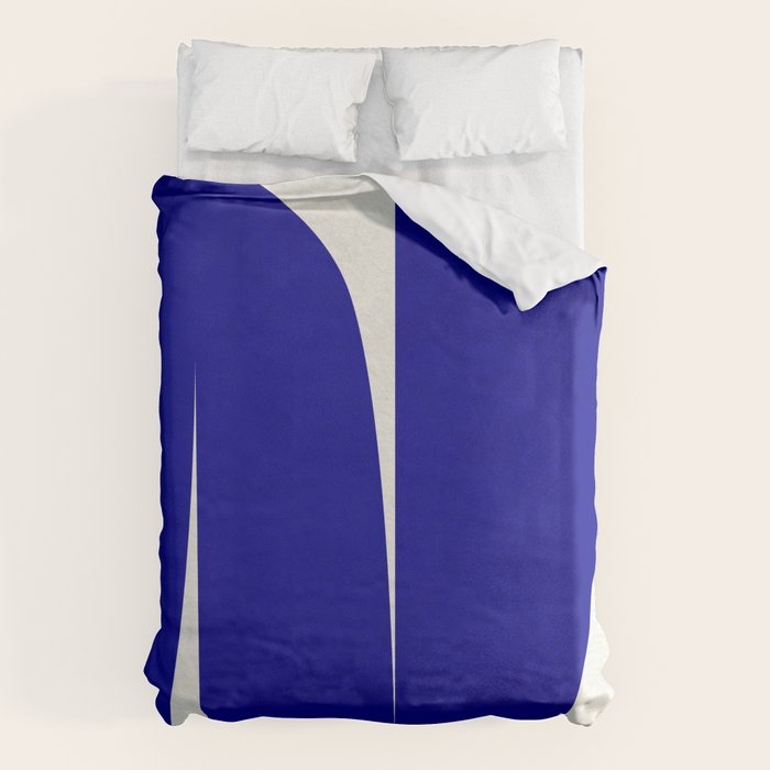 simple abstract shape-03 blue Duvet Cover Gallery Image 6
