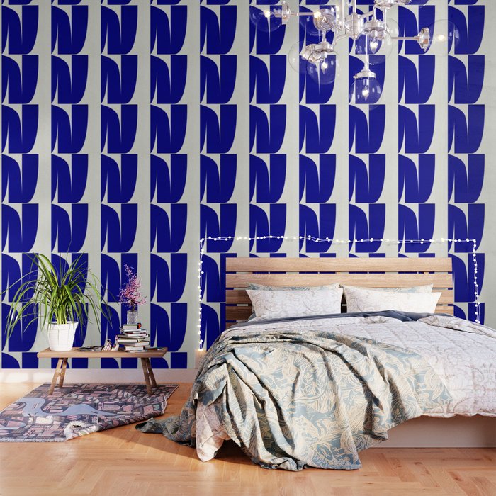 simple abstract shape-03 blue Wallpaper Gallery Image 3