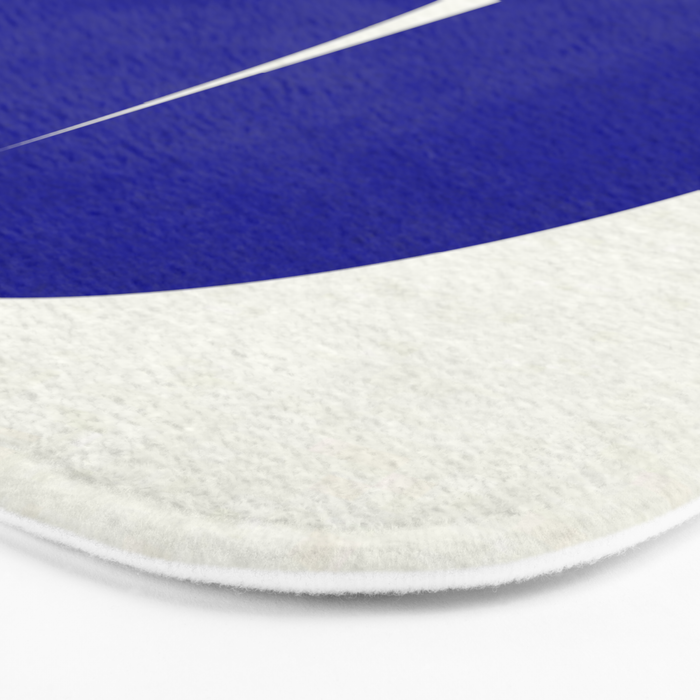 simple abstract shape-03 blue Bath Mat Gallery Image 3