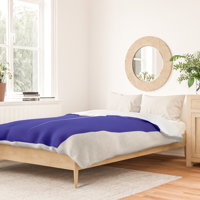 simple abstract shape-03 blue Duvet Cover Gallery Image 2