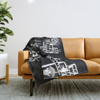 We Want Beer, Prohibition, Black and White, Old Photo, Beer Protest, Funny, Vintage Beer Art Throw Blanket Gallery Image 1