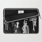 We Want Beer, Prohibition, Black and White, Old Photo, Beer Protest, Funny, Vintage Beer Art Laptop Sleeve Gallery Image 2