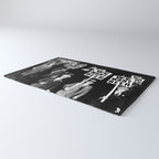 We Want Beer, Prohibition, Black and White, Old Photo, Beer Protest, Funny, Vintage Beer Art Rug Gallery Image 3