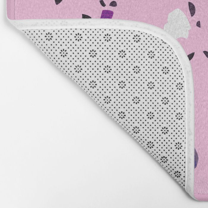 Pink Shadows Terrazzo Bath Mat Gallery Image 2