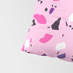 Pink Shadows Terrazzo Pillow Sham Gallery Image 4