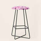 Pink Shadows Terrazzo Stool Gallery Image 1