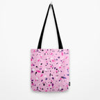 Pink Shadows Terrazzo Tote Bag Gallery Image 2