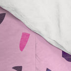 Pink Shadows Terrazzo Comforter Gallery Image 4