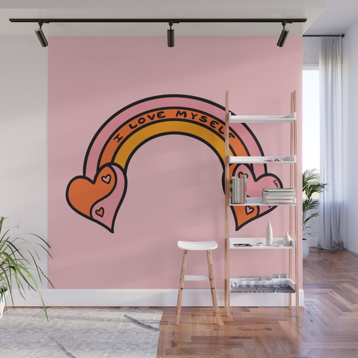 I Love Myself Wall Mural Gallery Image 1