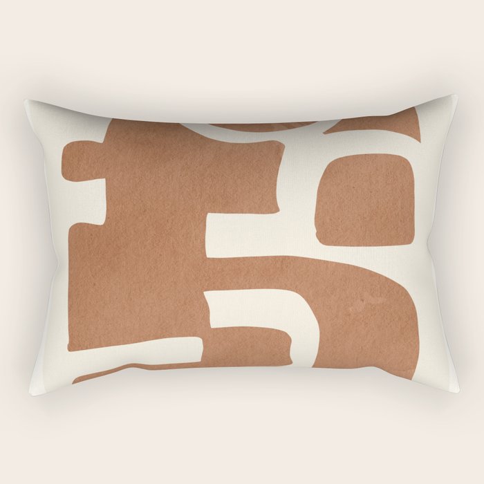 Modern Abstract Minimal Art 12 Rectangular Pillow Gallery Image 1