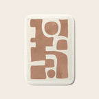 Modern Abstract Minimal Art 12 Bath Mat Gallery Image 1