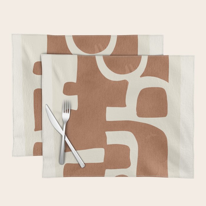 Modern Abstract Minimal Art 12 Placemat Gallery Image 1