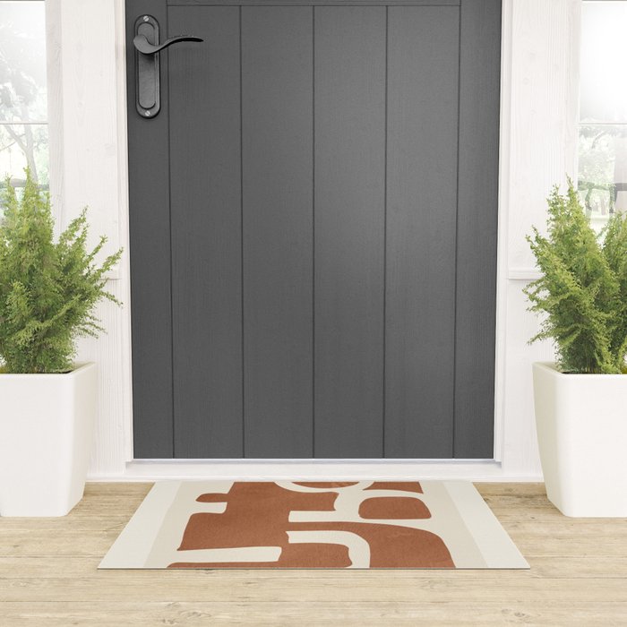 Modern Abstract Minimal Art 12 Welcome Mat Gallery Image 3