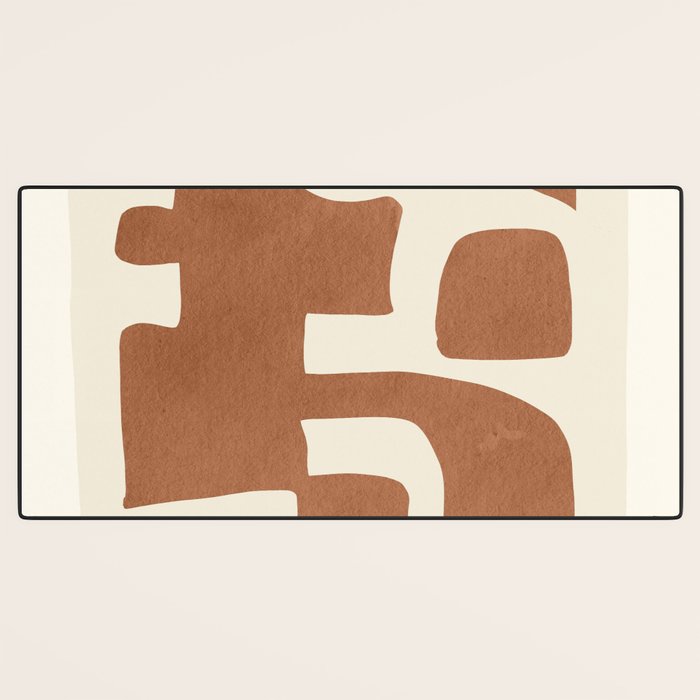 Modern Abstract Minimal Art 12 Desk Mat Gallery Image 3