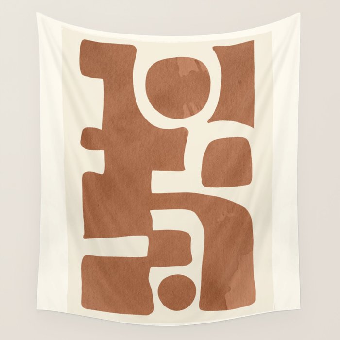 Modern Abstract Minimal Art 12 Wall Tapestry Gallery Image 1