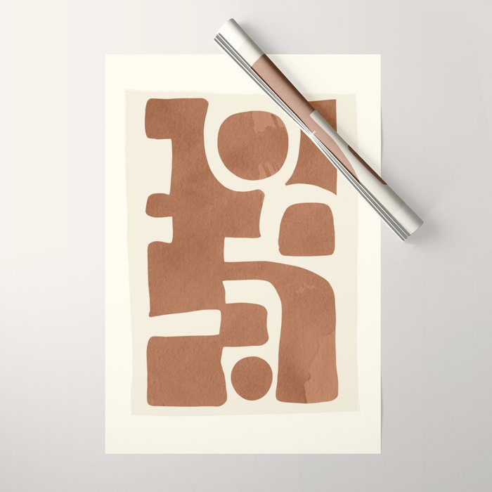 Modern Abstract Minimal Art 12 Wrapping Paper Gallery Image 1