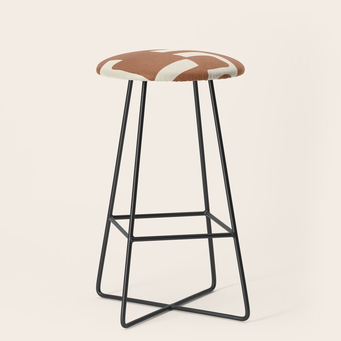 Modern Abstract Minimal Art 12 Stool Gallery Image 1