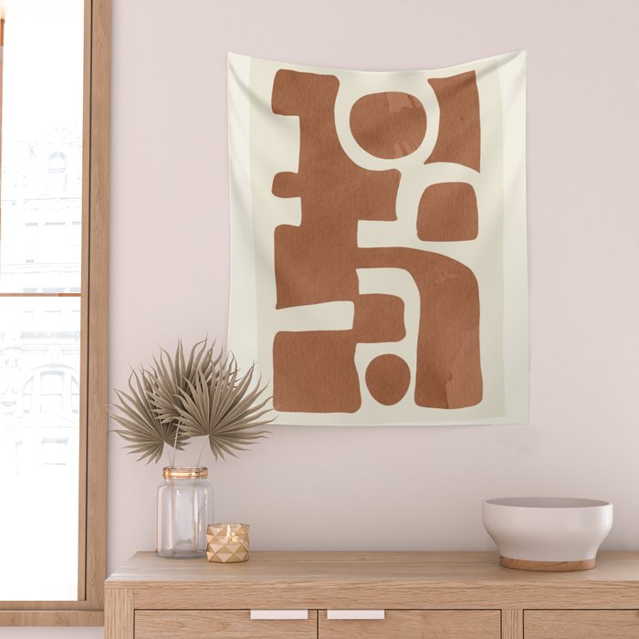 Modern Abstract Minimal Art 12 Wall Tapestry Gallery Image 2