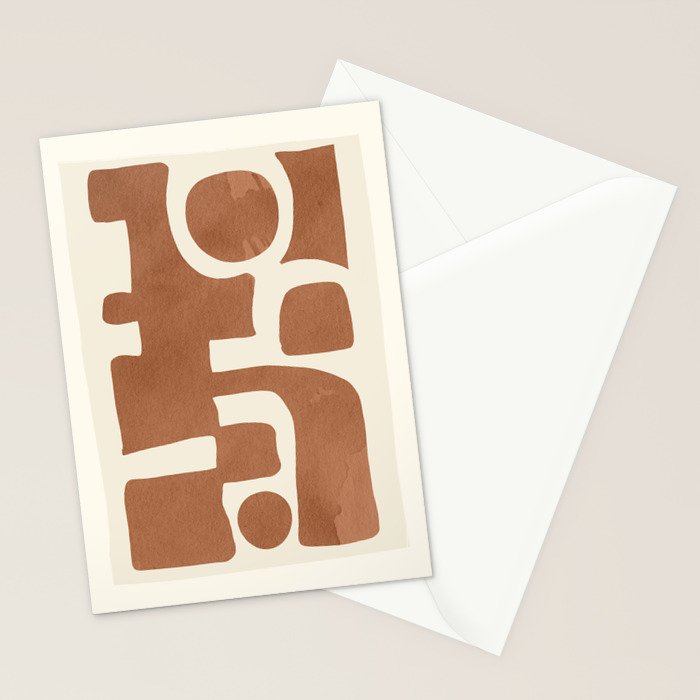 Modern Abstract Minimal Art 12 Stationery Card Gallery Image 2