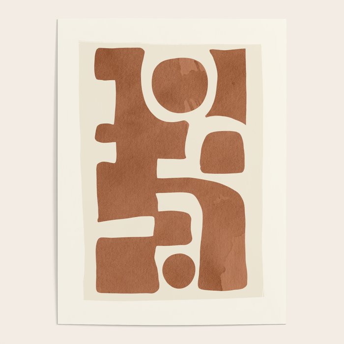 Modern Abstract Minimal Art 12 Poster Gallery Image 1