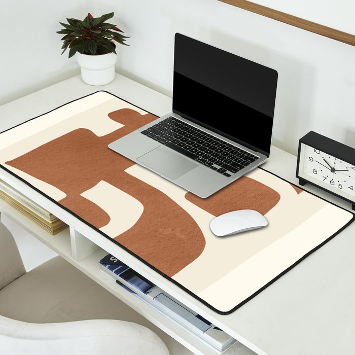 Modern Abstract Minimal Art 12 Desk Mat Gallery Image 2