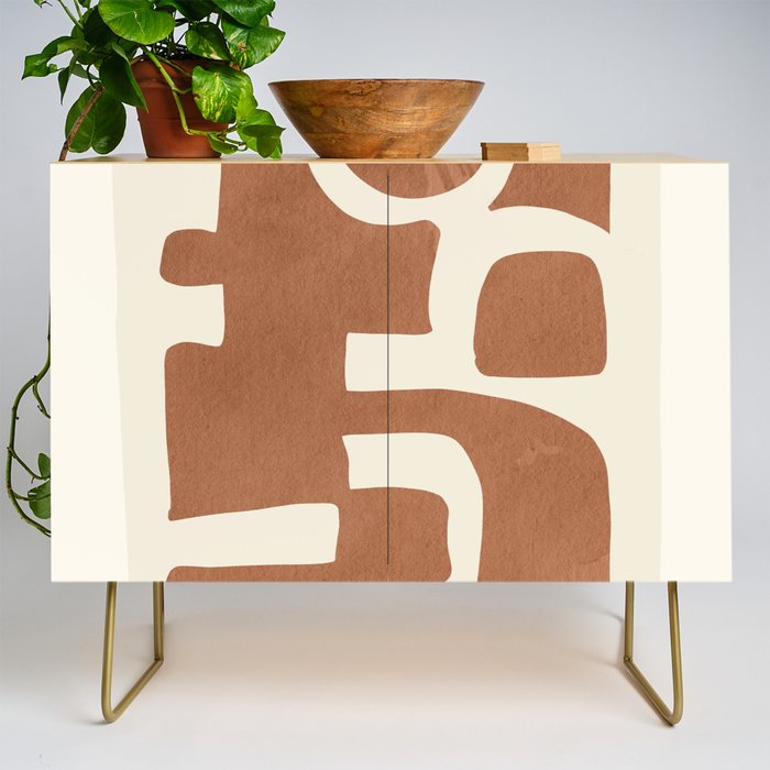 Modern Abstract Minimal Art 12 Credenza Gallery Image 1