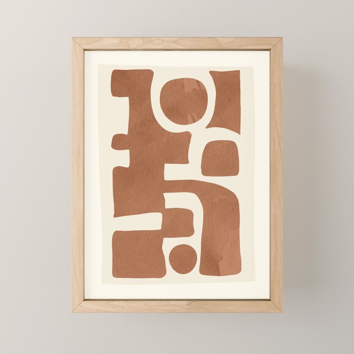 Modern Abstract Minimal Art 12 Mini Art Print Gallery Image 1