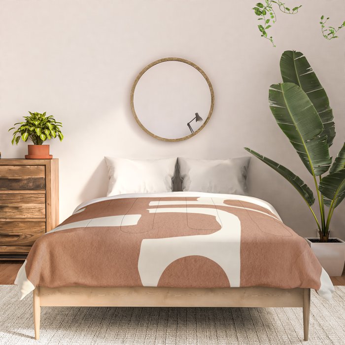 Modern Abstract Minimal Art 12 Comforter Gallery Image 3