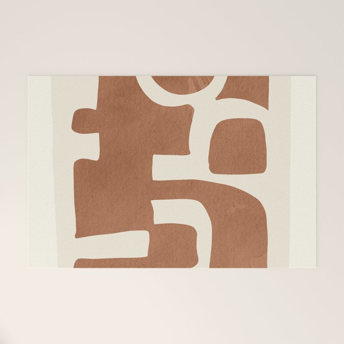 Modern Abstract Minimal Art 12 Welcome Mat Gallery Image 1