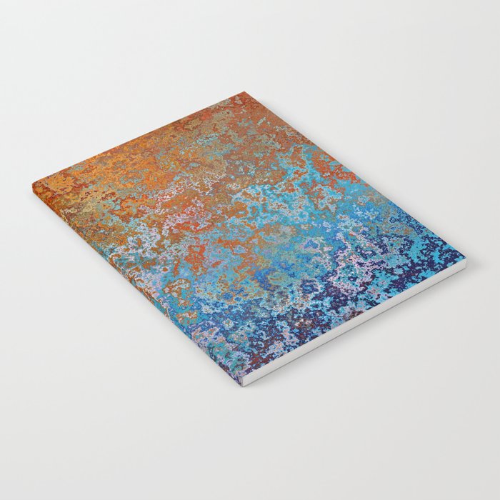 Vintage Rust, Terracotta and Blue Notebook Gallery Image 1