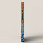 Vintage Rust, Terracotta and Blue iPhone Case Gallery Image 2
