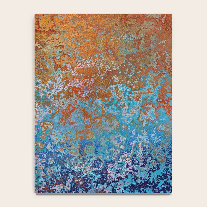 Vintage Rust, Terracotta and Blue Notebook Gallery Image 4