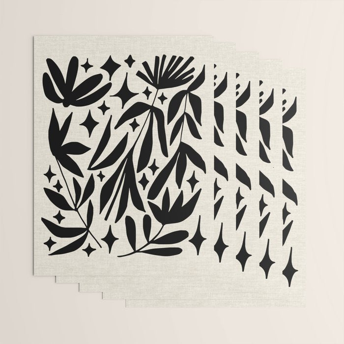 Cosmic Bloom Wrapping Paper Gallery Image 3