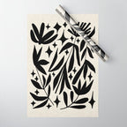 Cosmic Bloom Wrapping Paper Gallery Image 1
