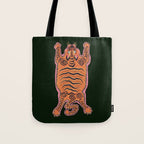 Wild Tiger Rug Tote Bag Gallery Image 1